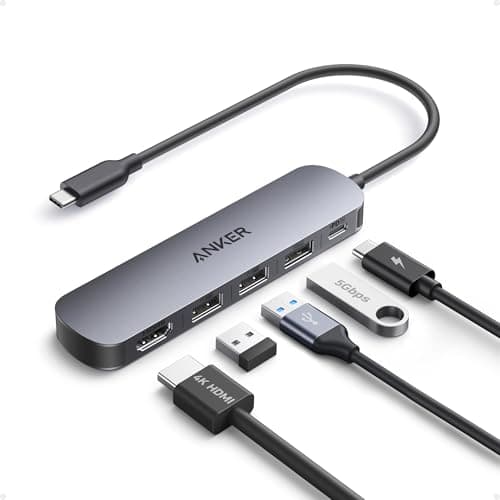 Anker USB-C Hub, 5-in-1 USB Hub for Laptops