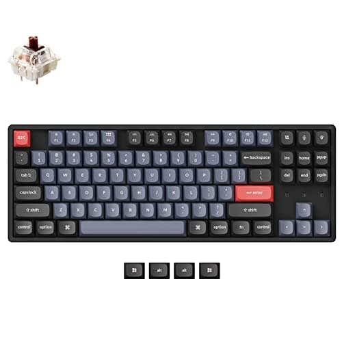 Keychron K8 Pro QMK/VIA Wireless Mechanical Keyboard (Gateron Pro Brown) - image 1