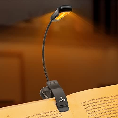 Vekkia Amber Rechargeable 7 Led Eye Care Book Light - image 1