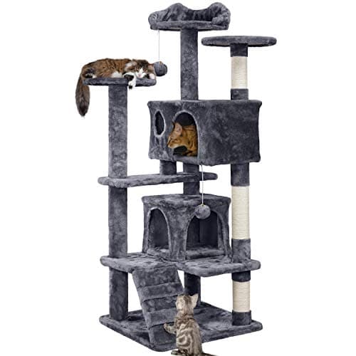 Yaheetech 54-Inch Multi-Level Cat Tree Tower - image 1