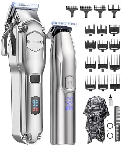 Jack & Rose Clippers and Trimmers Set, Cordless Hair Clippers for Men