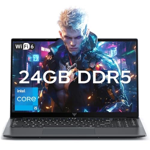 Laptop with Windows11,24GB DDR5 512GB SSD