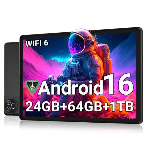 Android 16 Tablet 10 Inch, 24GB RAM 64GB ROM 1TB