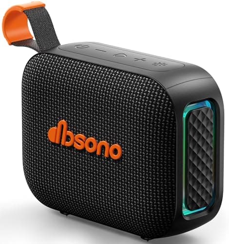 Portable Bluetooth Speaker Line-in Support: IPX5 Waterproof