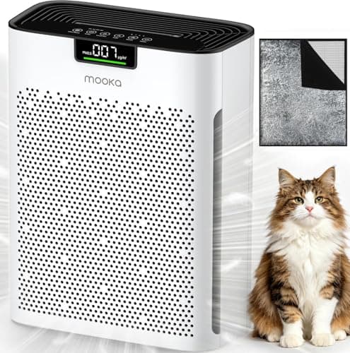 MOOKA Air Purifier for Home Bedroom Large Room 2200 Ft²