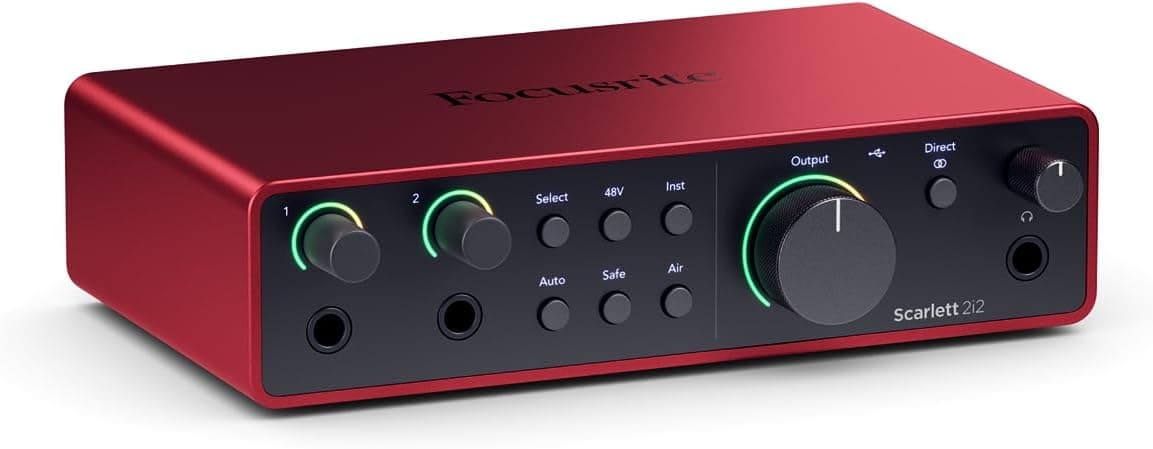 Focusrite Scarlett 2i2 4th Gen USB Audio Interface - image 1