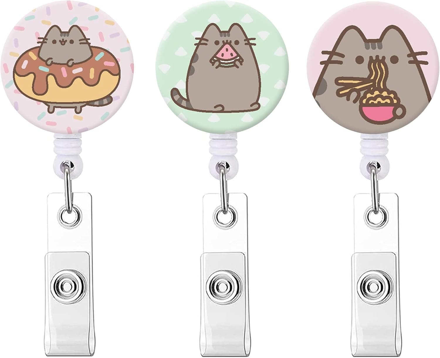 OMGREI Nurse Badge Reel Retractable (3-Pack) - image 1