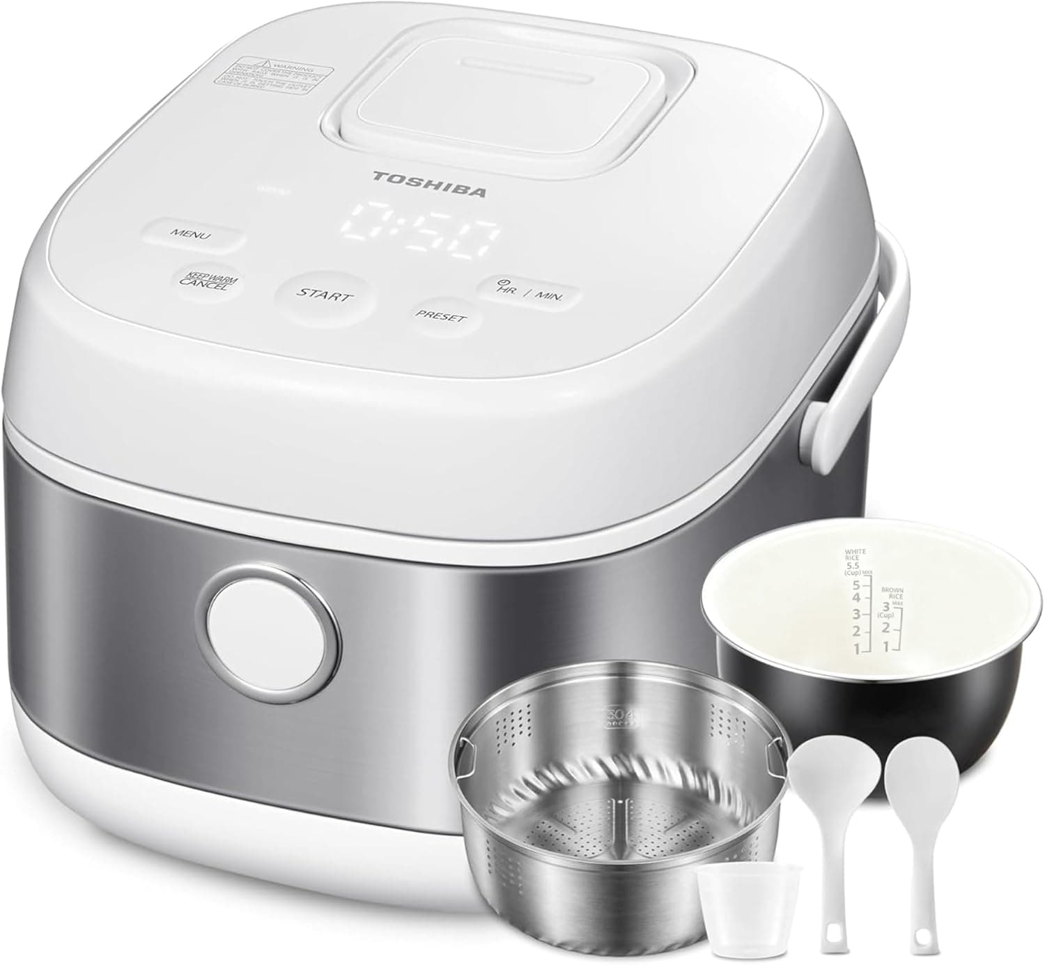 Toshiba Induction Heating Low Carb Rice Cooker (5.5-Cup)