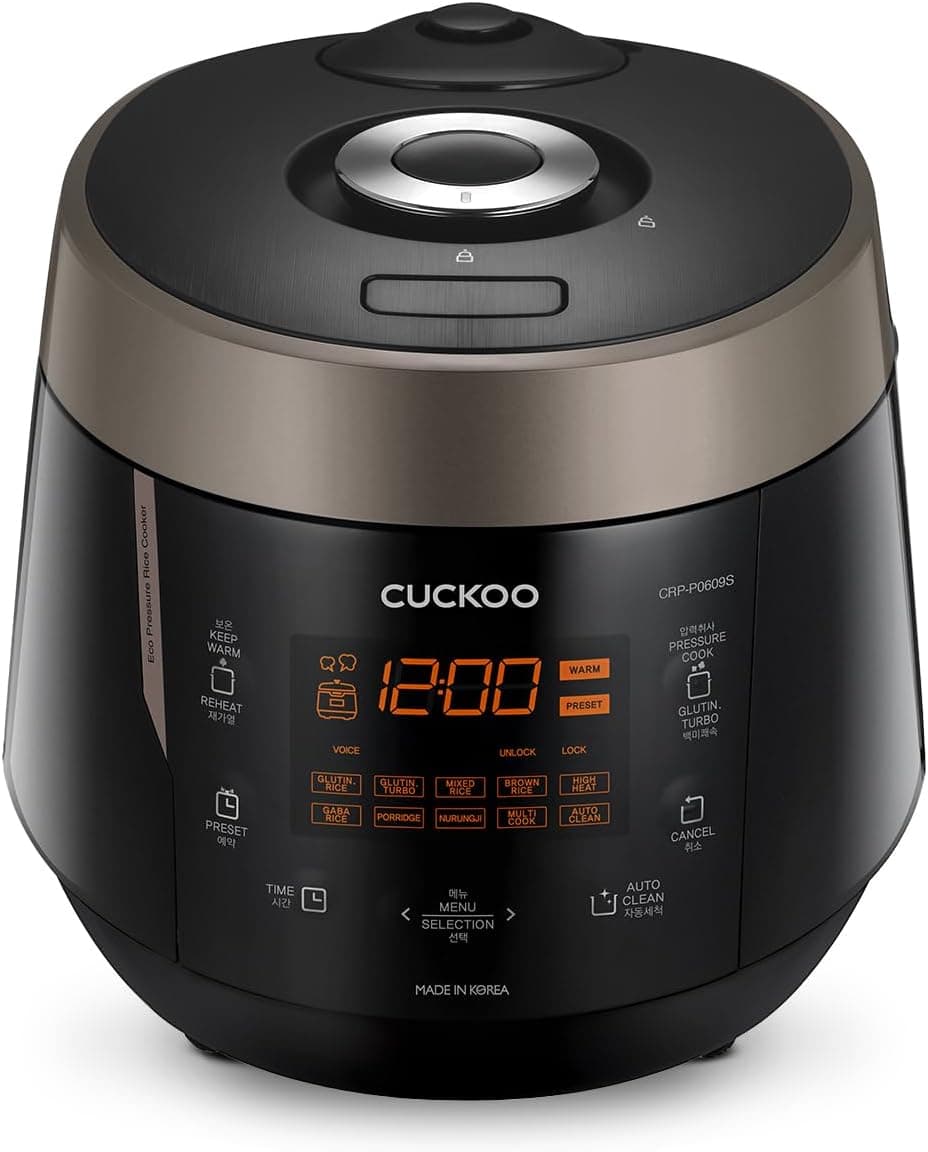 Cuckoo CRP-P0609S 6-Cup High Pressure Rice Cooker